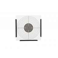 Porte cible rectangle métal noir avec conteneur asg pour cibles carton 14 x  14 cm - Equipement tir à l'arc - Achat & prix