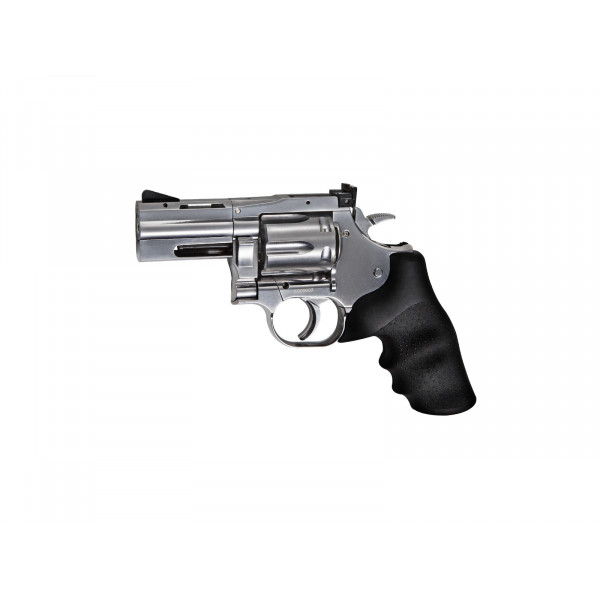 REVOLVER GNB DAN WESSON DW715 2.5'' SILVER 4.5 CO2- PLOMBS 