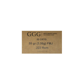GGG - Cartouches .223 REM. FMJ 55GR (x1000) 