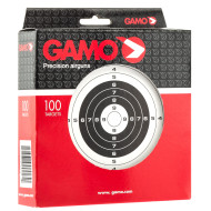 GAMO - Paquet de 100 cibles cartonnées 14 X 14 